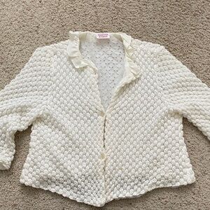 Rare Vintage Odette Barsa Bed Jacket. XS.